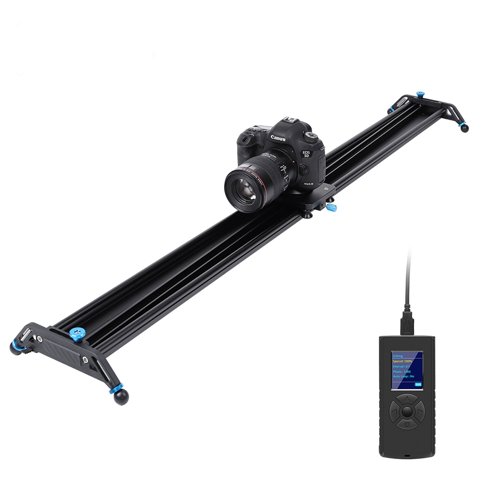 GVM J80D Aluminum Alloy Motorized Camera Slider (31