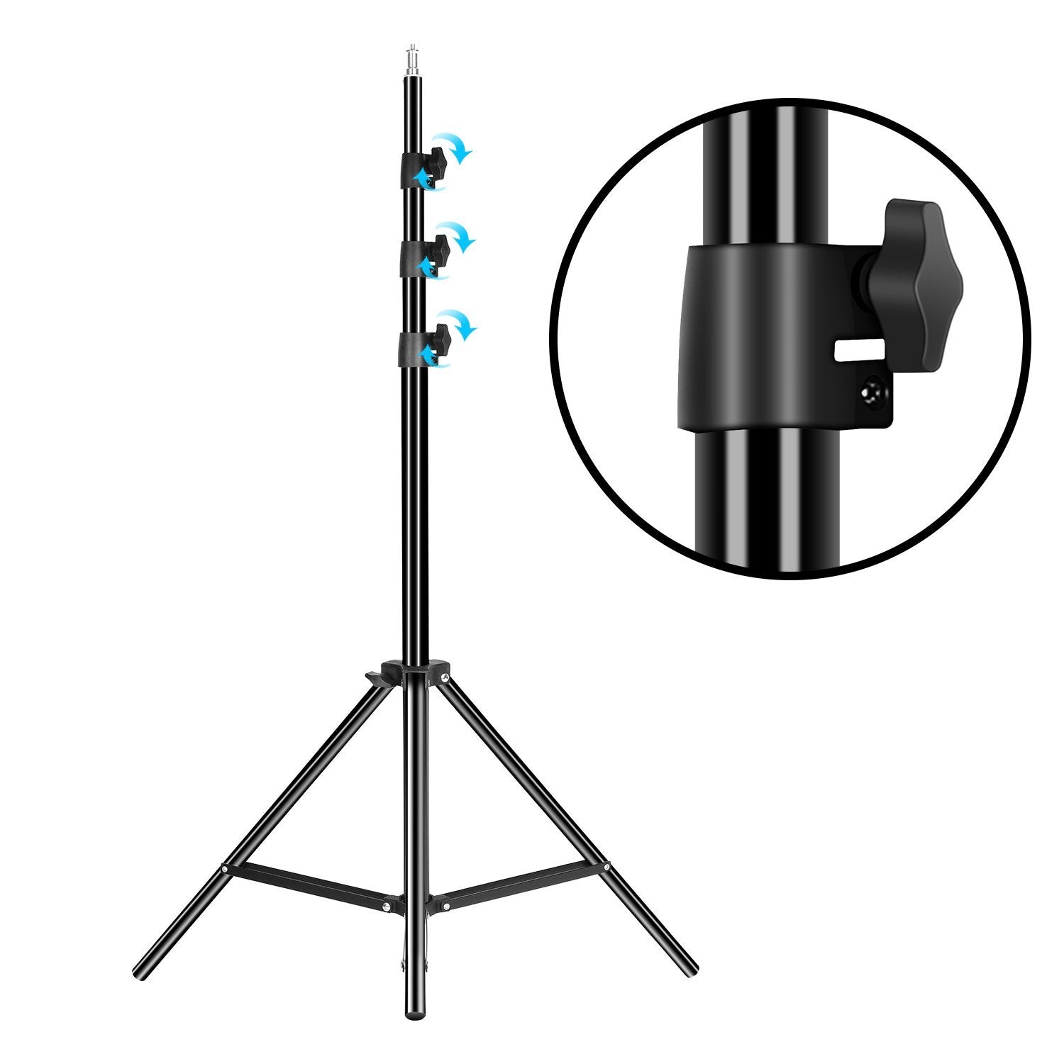 GVM-DJ-180D Light Stand for panel light Series LED Lights (Black, 79