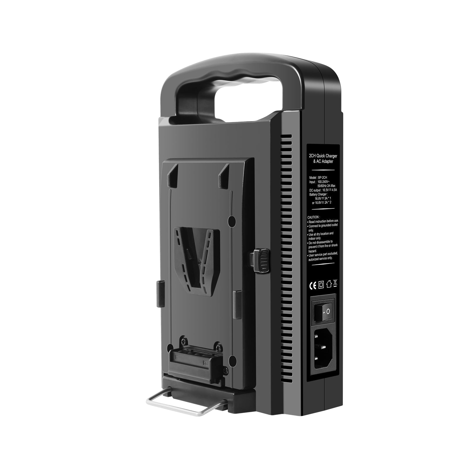 GVM Micro-Series BV-98 Li-Ion V-Mount 2-Battery with Dual Charger Kit - GVMLED