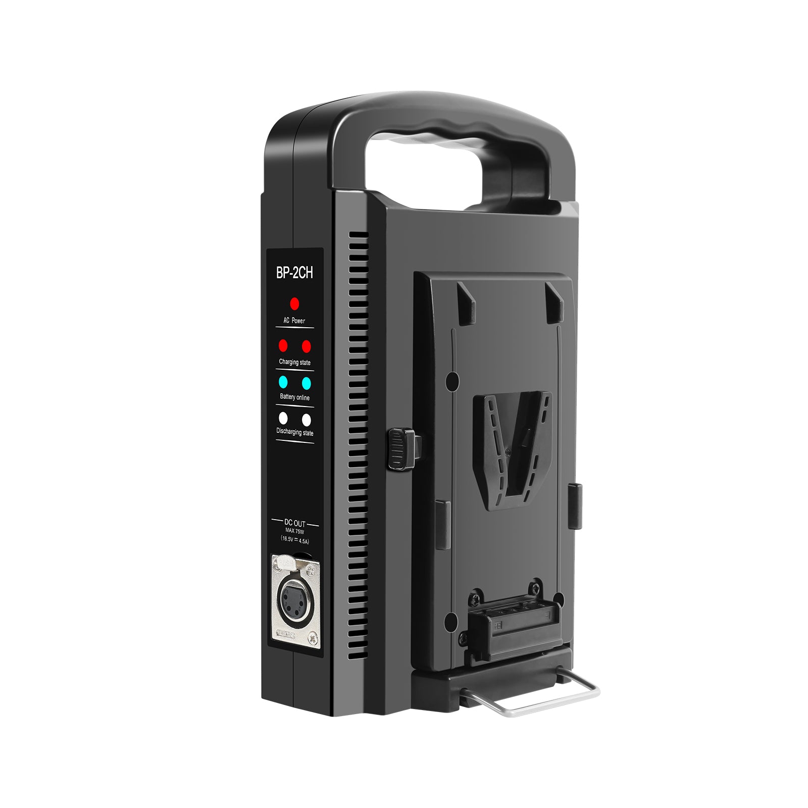 GVM Micro-Series BV-98 Li-Ion V-Mount 2-Battery with Dual Charger Kit - GVMLED