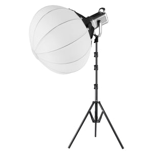 GVM PR150D 150W High Power LED Spotlight Bi-Color Studio Lighting Kit with Lantern Softbox - GVMLED