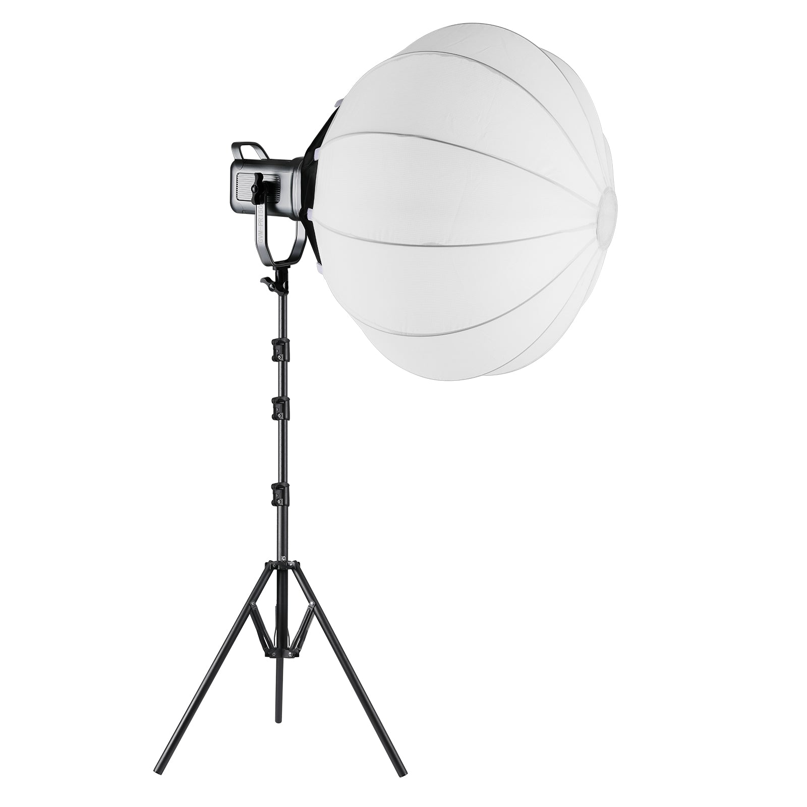 GVM PR150R 150W High Power LED Spotlight Bi-Color & RGB Studio Lighting Kit with Lantern Softbox - GVMLED