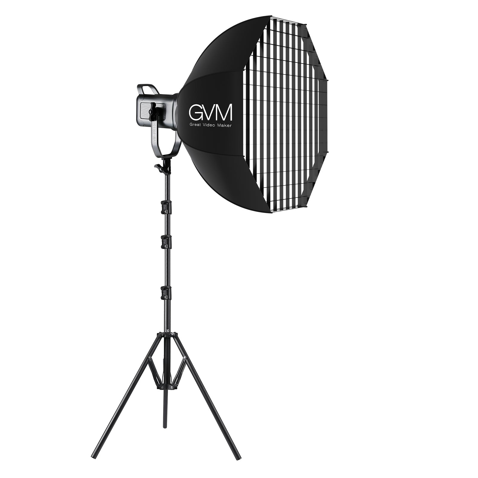 GVM PR150R 150W High Power LED Spotlight Bi-Color & RGB Studio Lighting Kit with Softbox - GVMLED