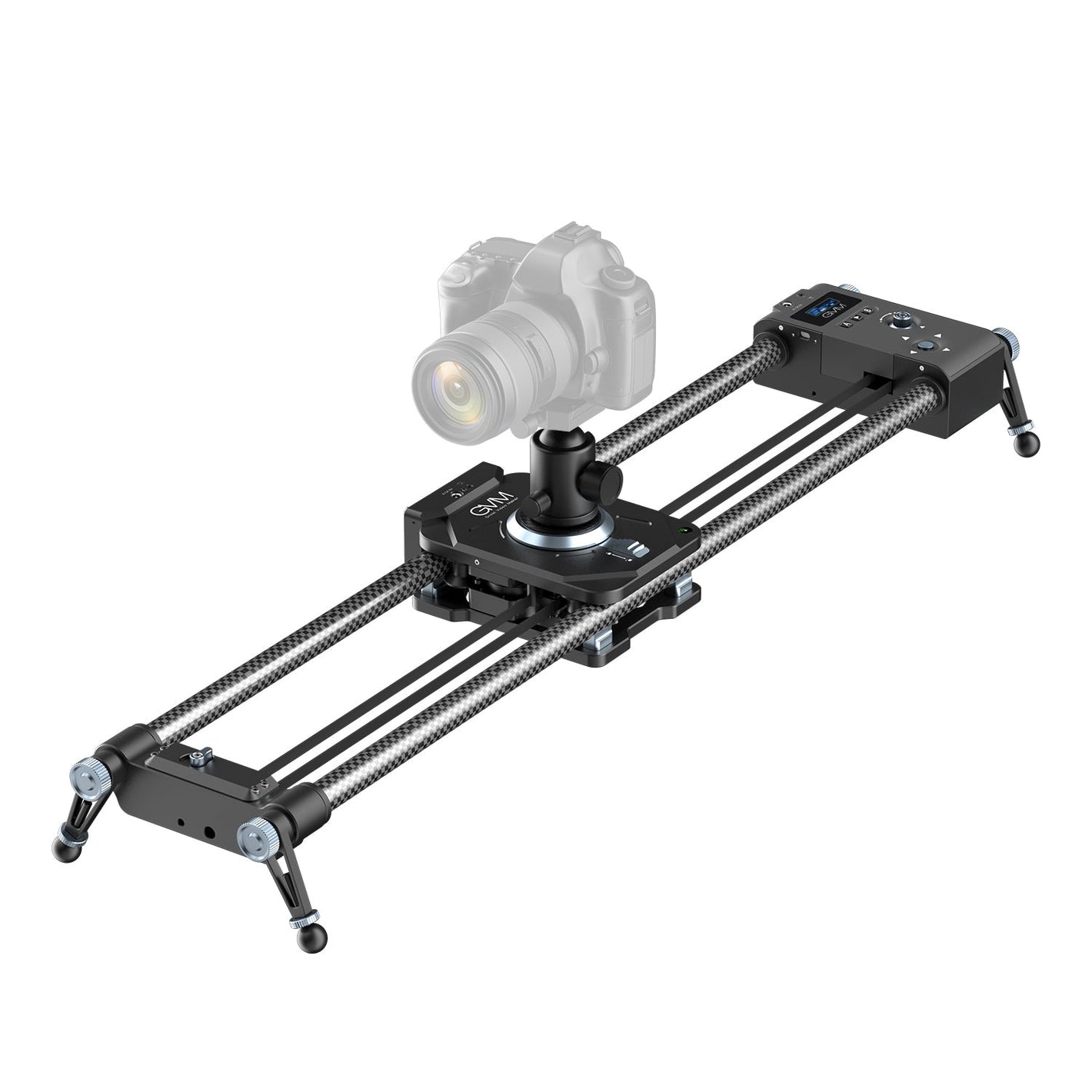 GVM Professional Brushless 2 Axis Carbon Fiber Motorized Camera Slider (32") - GVMLED
