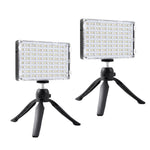 GVM RGB-10S2L Professional Video on Camera Video Light 2 Light Kit with Control Knob - GVMLED
