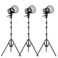 GVM SD80D 80w Bi-Color Spoltlight Daylight 3 kits(battery NPF 750) - GVMLED