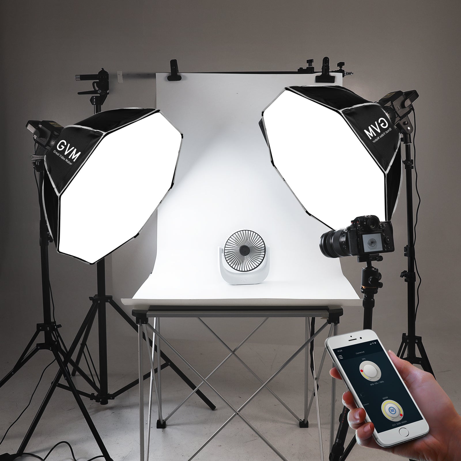GVM Softbox for P80S/G100W Series LED Lights (22") - GVMLED