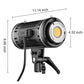 GVM-ST100R 100W Led Video Light RGB+Bi-Color Double Sided Daylight Balanced COB Light 77600 lux/0.5m CRI97+ 12 Built-in Lighting Effects App Control 2700K-7500K Photography Lighting - GVMLED