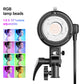GVM-ST100R 100W Led Video Light RGB+Bi-Color Double Sided Daylight Balanced COB Light 77600 lux/0.5m CRI97+ 12 Built-in Lighting Effects App Control 2700K-7500K Photography Lighting - GVMLED