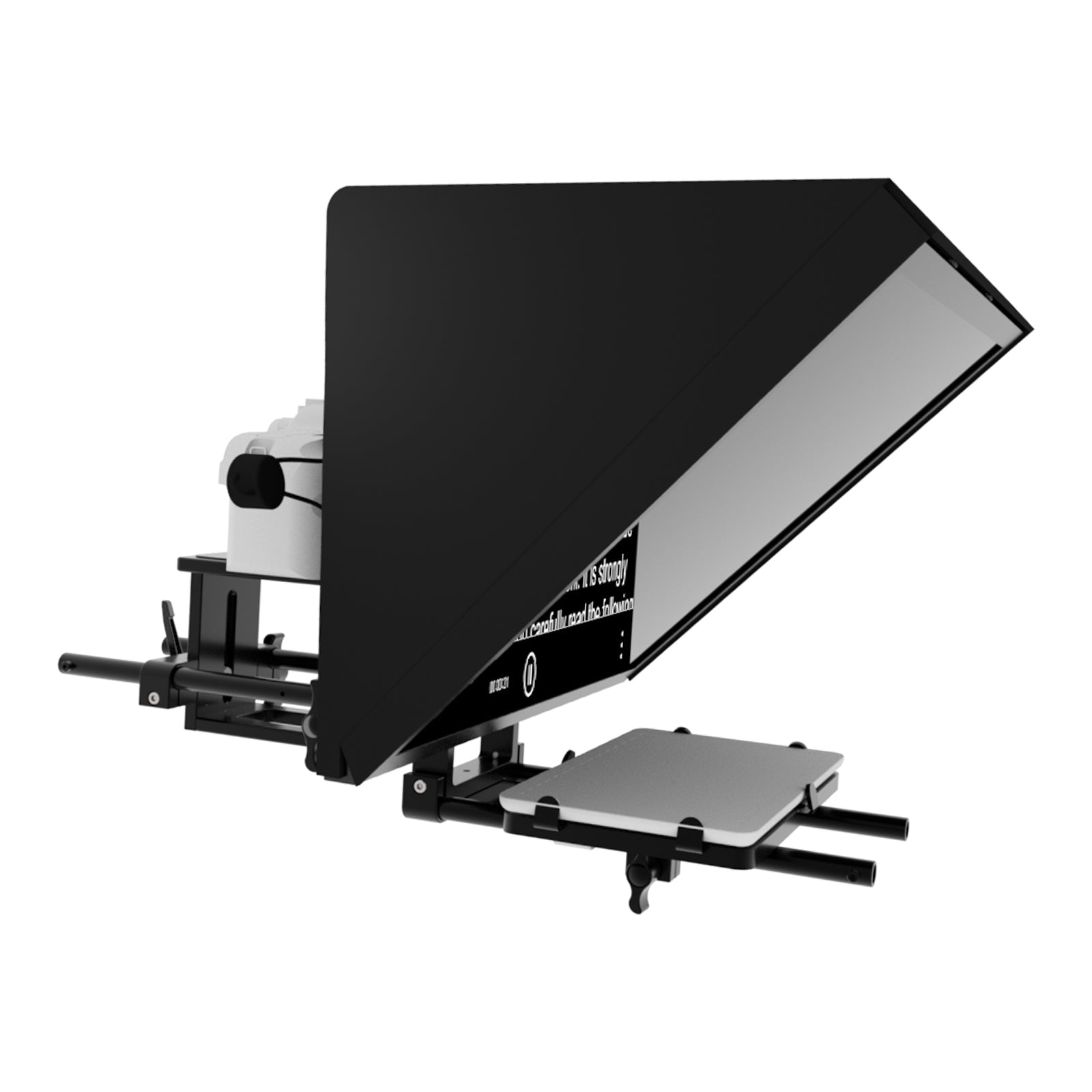GVM TQ-L Teleprompter for Tablets and Smartphones with Bluetooth Remote and App - GVMLED