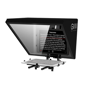 GVM TQ-L Teleprompter for Tablets and Smartphones with Bluetooth Remote and App - GVMLED