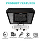 GVM TQ-L Teleprompter for Tablets and Smartphones with Bluetooth Remote and App - GVMLED