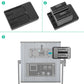 GVM-VM-F970 6600mAh Li-ion Batteries with Dual Charger and V-Mount Adapter - GVMLED