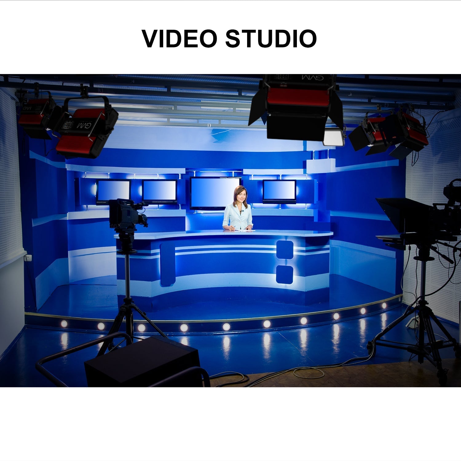 GVM YU150R PRO LED Video Light Board RGB & Bi-Color Studio Light 3 Kits - GVMLED