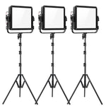 GVM YU150R PRO LED Video Light Board RGB & Bi-Color Studio Light 3 Kits - GVMLED